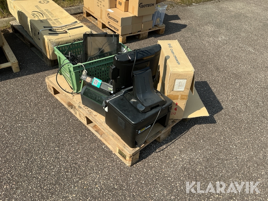 Kassadatorer 4st och skrivare 1st