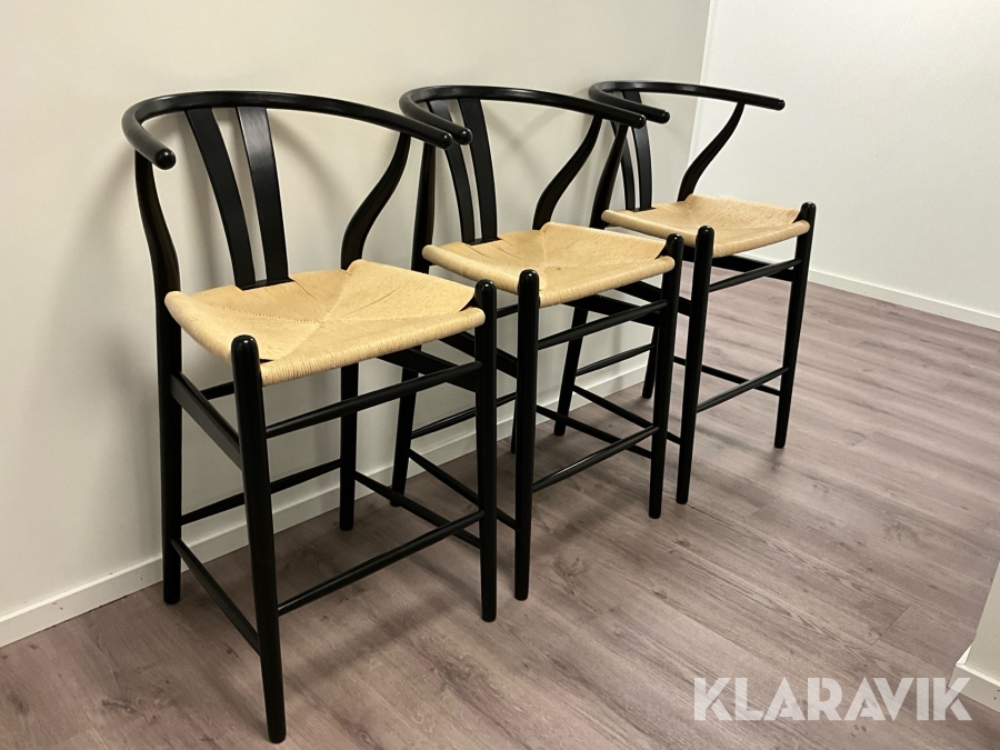 Barstol Oskar Nordiskarum 3 stycken