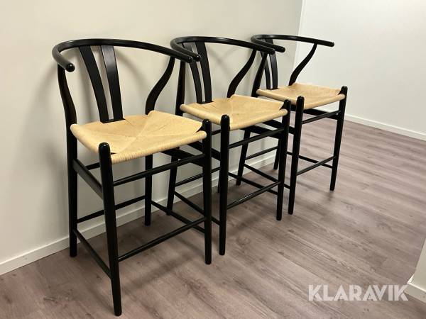 Barstol Oskar Nordiskarum 3 stycken