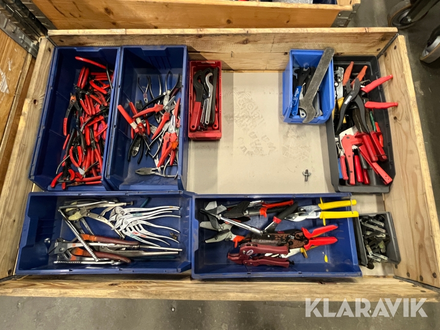 Haknycklar/Spårringstänger/Sidavbitare/Polygrip/Kabeltänger