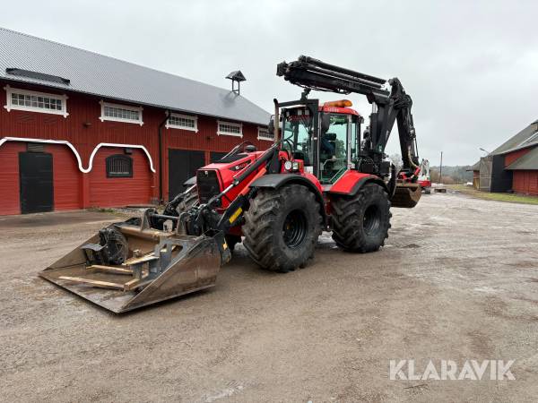 Grävlastare Huddig 1260B med tiltrotator & redskap