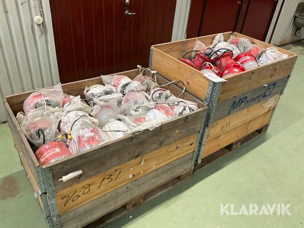 Bojlampor stort parti Garo Bygglampa Ball