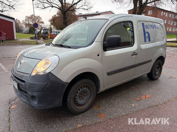 Skåpbil Renault Kangoo med verkstadsinredning