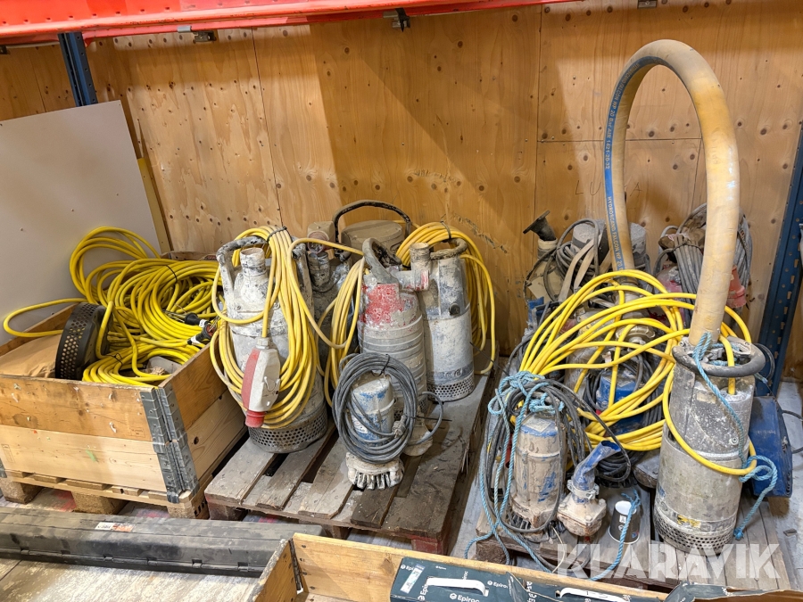 Länspumpar blandade sorter