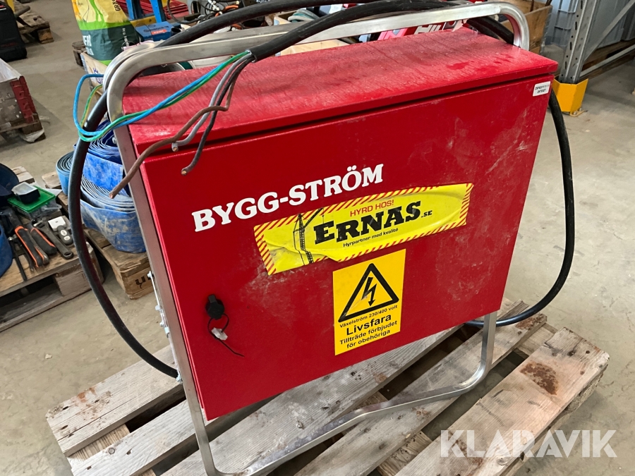 Elcentral Bygg-ström Mätare låsbart