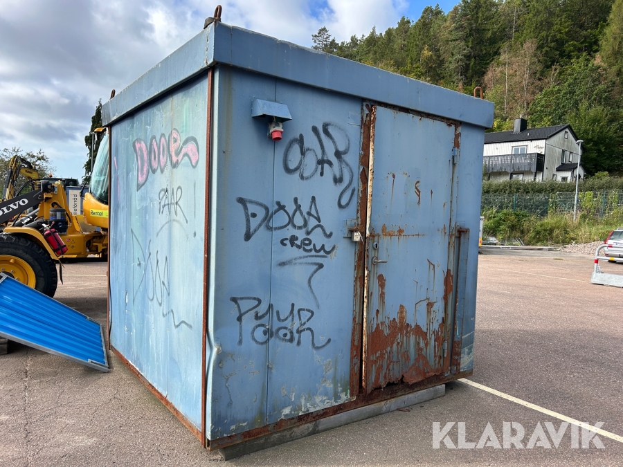 Container med gångdörr