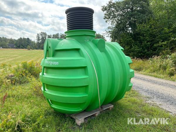 Sluten tank 5000 4evergreen vatten/avlopp