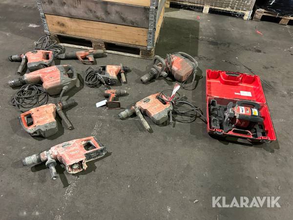 Bilmaskin, skruvdragare, spikpistol & borrhammare Hilti