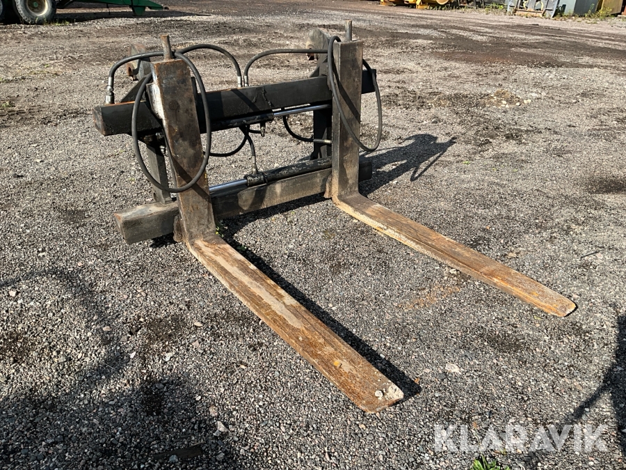 Pallgafflar med hydraulisk spridning