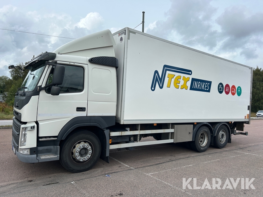Skåpbil Volvo Fm330 med bakgavellyft & värmeaggregat