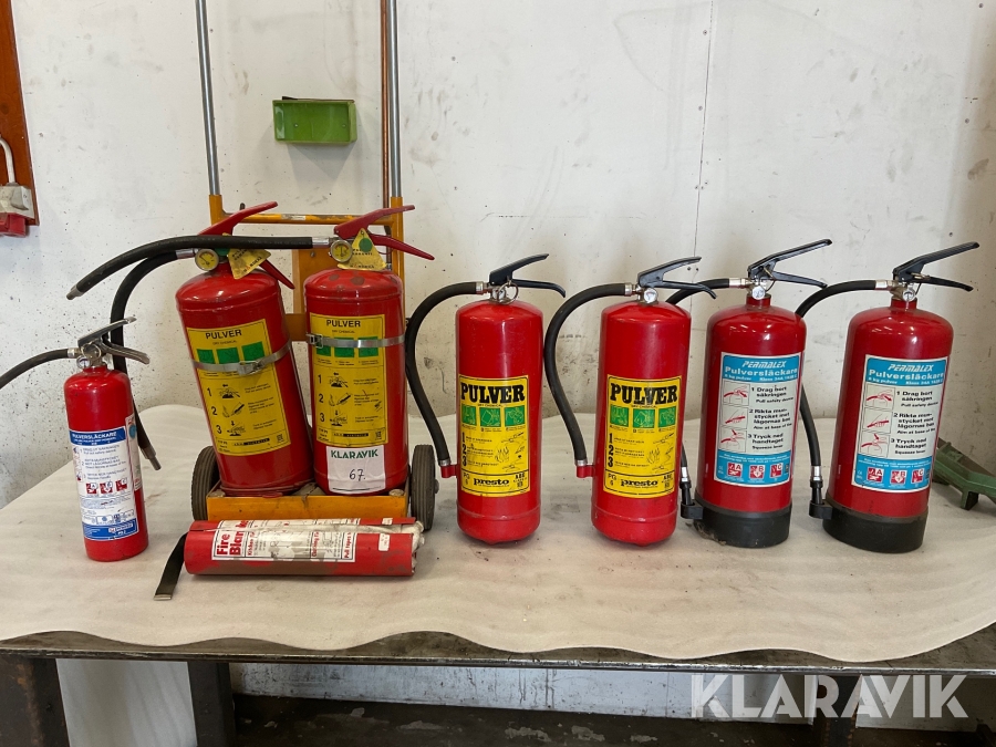 Pulversläckare Presto/ ABM victoria / Permalex