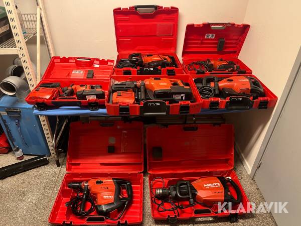 Borrhammare/Mejselhammare Hilti 7 st