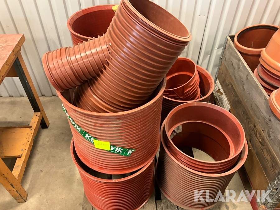 Parti med PP delar grenrör muffar