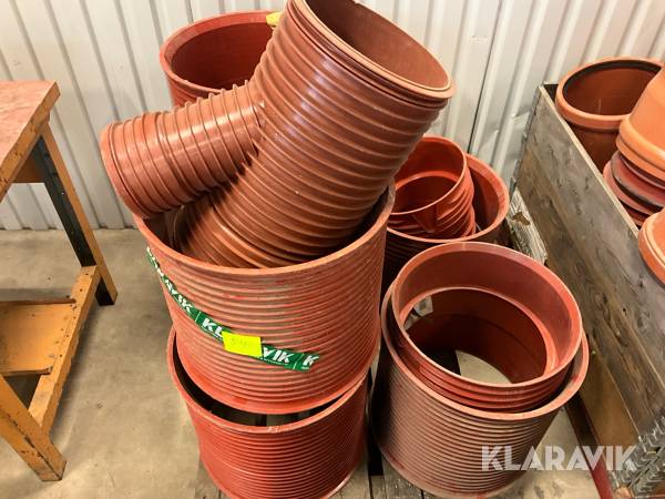 Parti med PP delar grenrör muffar