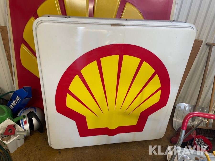 Bensinstation skylt Shell 1st