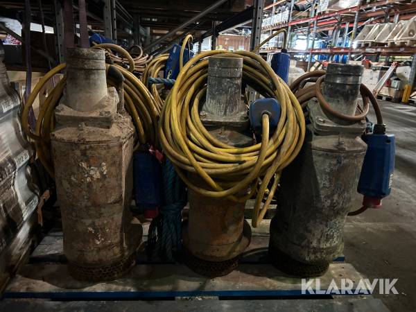 Dräneringspumpar Tsurumi KTZ45.5 3 st