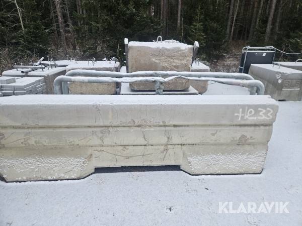 Parti med betongvikter, TA balkar, gplink