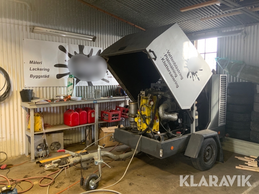 Vattenbläster Hammelmann 1350 bar