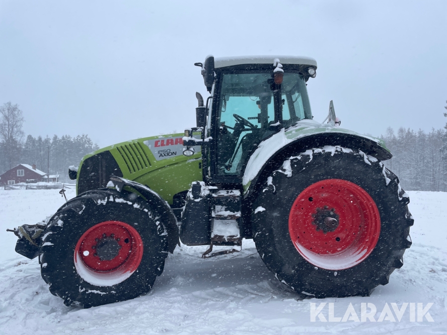 Traktor Claas Axion 850, Oskarshamn, Klaravik Auktioner