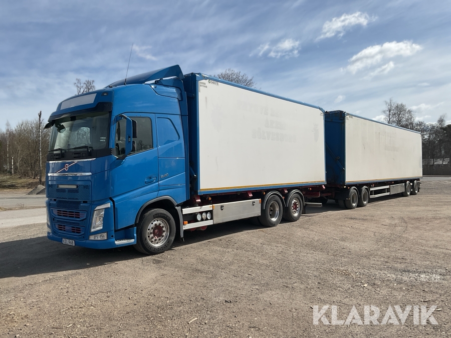 Flisekipage Volvo FH 540 Eksjö påbyggnad