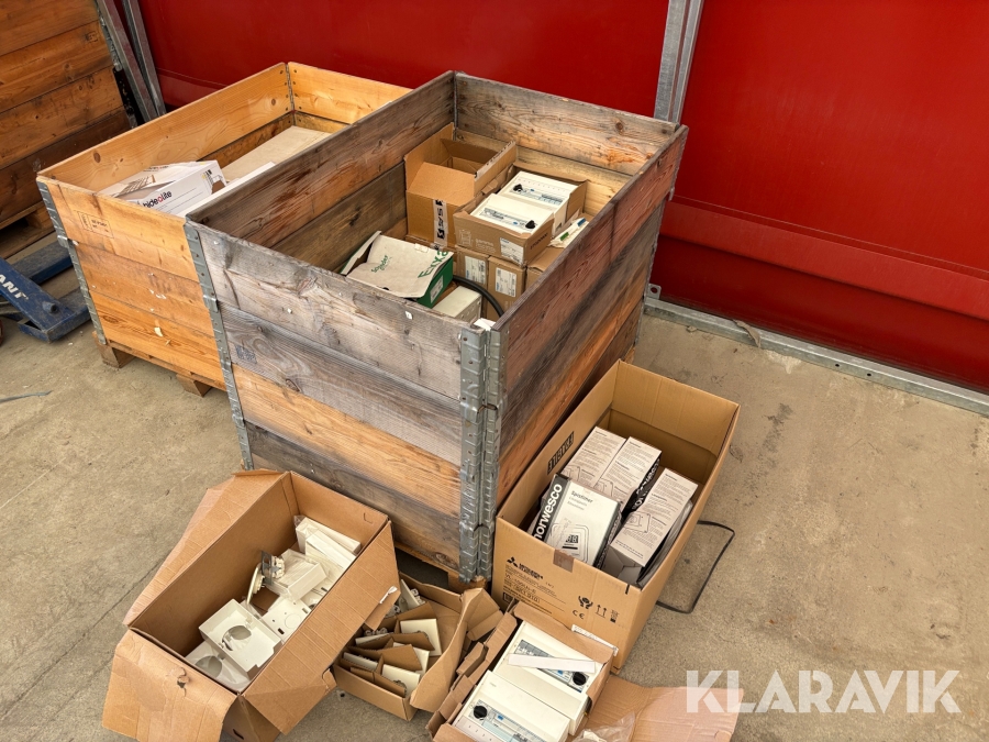 Elcentraler, Elboxar & elinstallationsmaterial Schneider, Satema, norwesco, Esylux, ABB