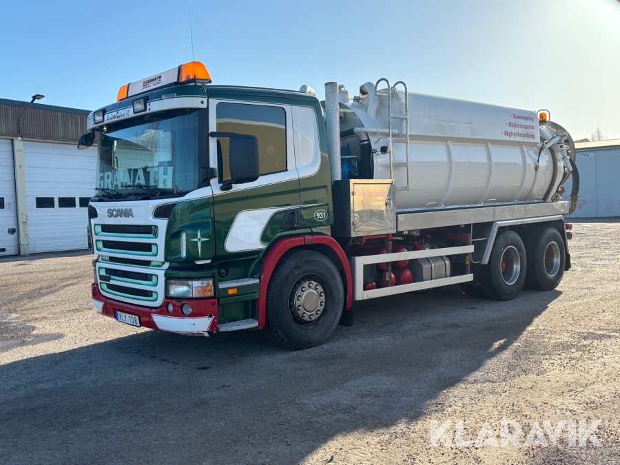 Spolbil / Slambil Scania P420