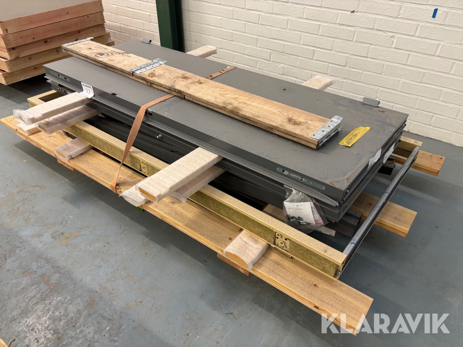 Pardörr i stål Daloc Med karm 140x210cm