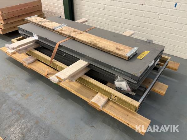 Pardörr i stål Daloc Med karm 140x210cm