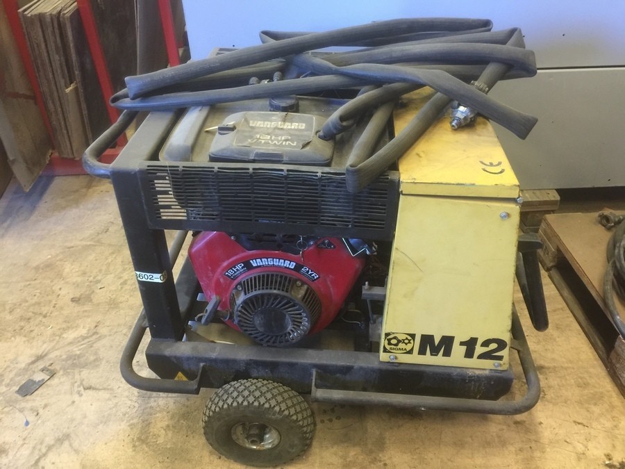 Jordraket komplett med kompressor