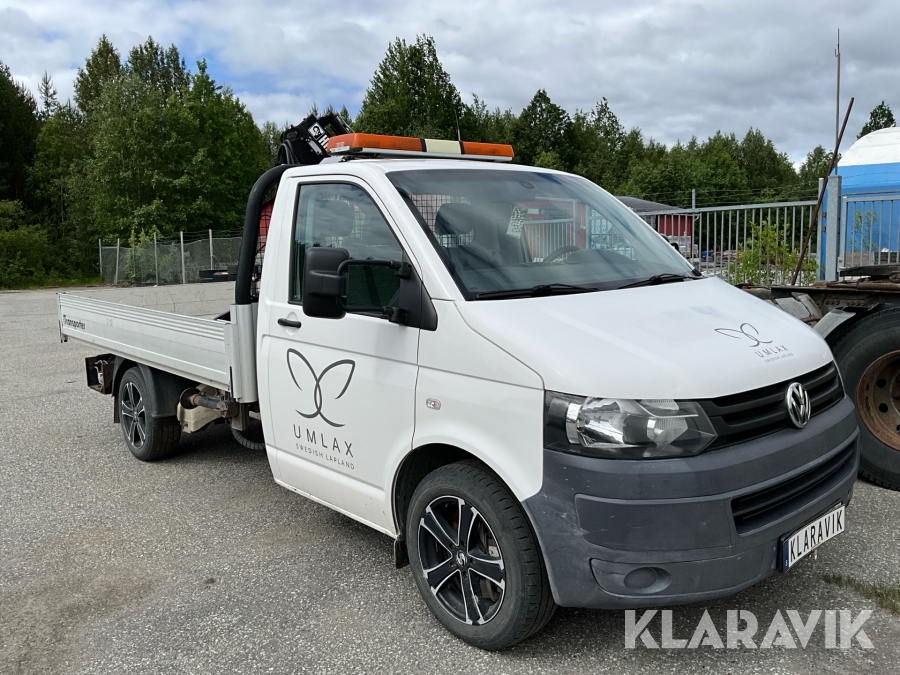 Lätt lastbil Volkswagen Transporter EH 2.0 4motion med kran