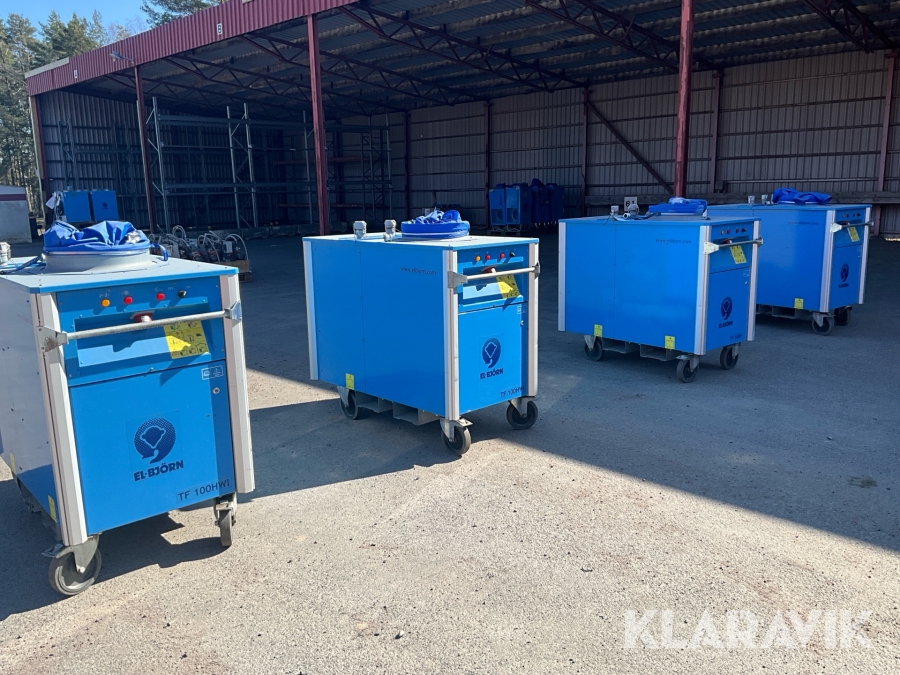 Hetvattenfläkt El-Björn TF 100HWI 4 st