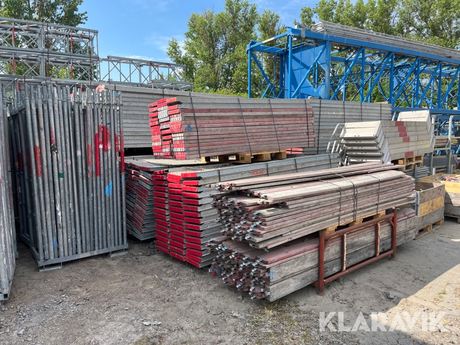Ställningsmaterial 800m2 Plettac ställning SL70 / SL100