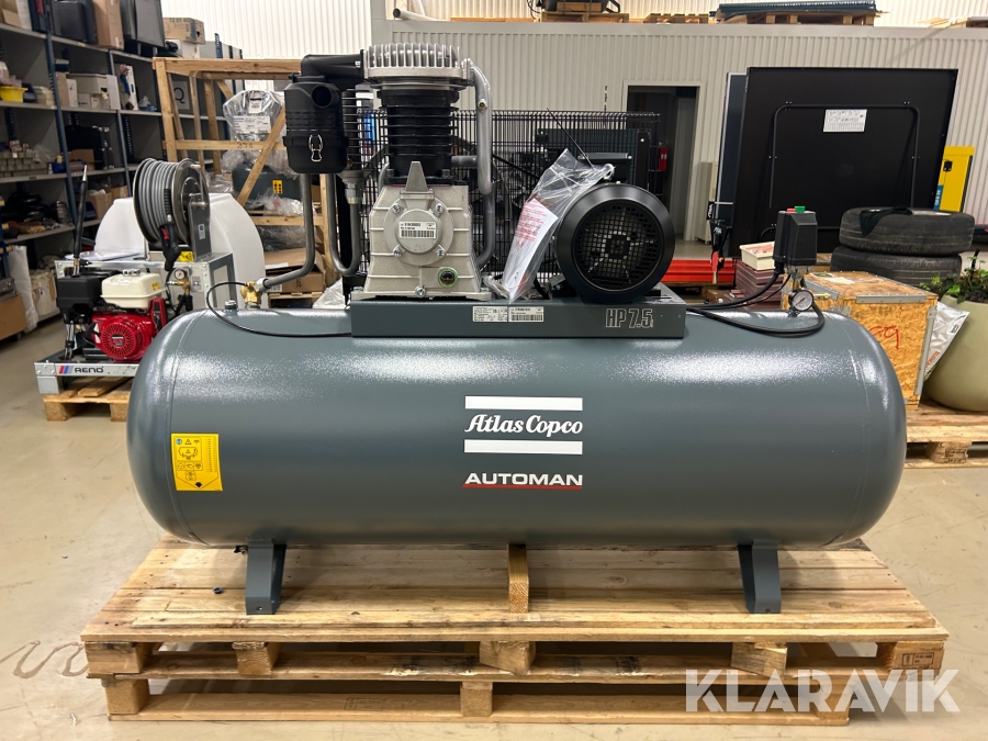 Kolvkompressor Atlas Copco Automan AC 75-500