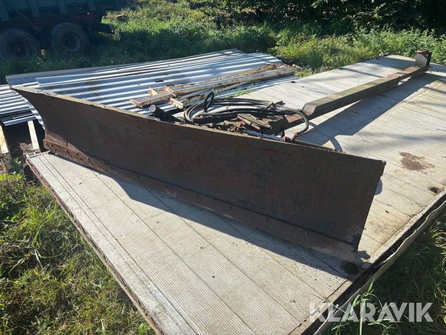 Snöblad - Med balk för hitchkrok / Cirka 2,50m