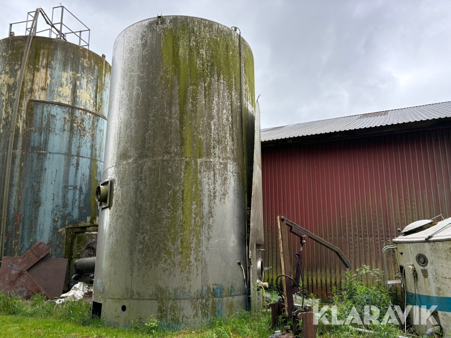 Tank 50 kubik, rostfri DDMMKOLDING