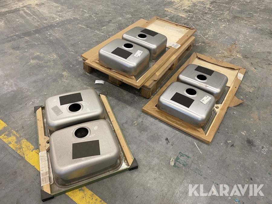 Diskbänkar Franke dubbla hoar 3 st