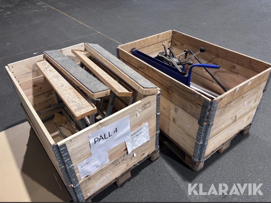 Höj & sänkbara bockar & Stålbandmaskiner