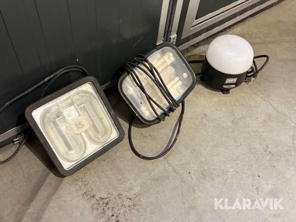 Bygglampor 3 st