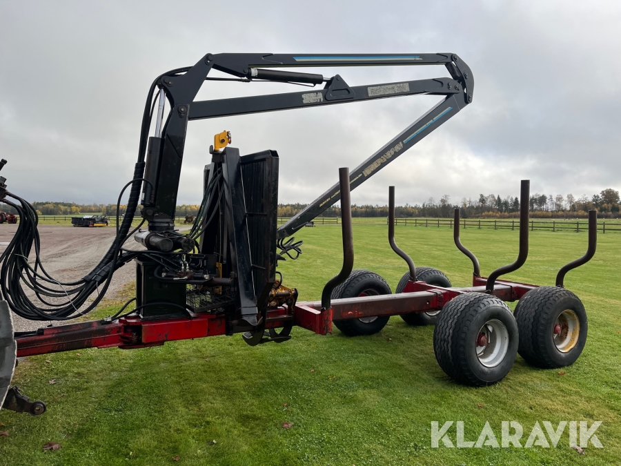 Huggarvagn Kesla Patu 65 8,5 Ton med Mowi 3060 kran