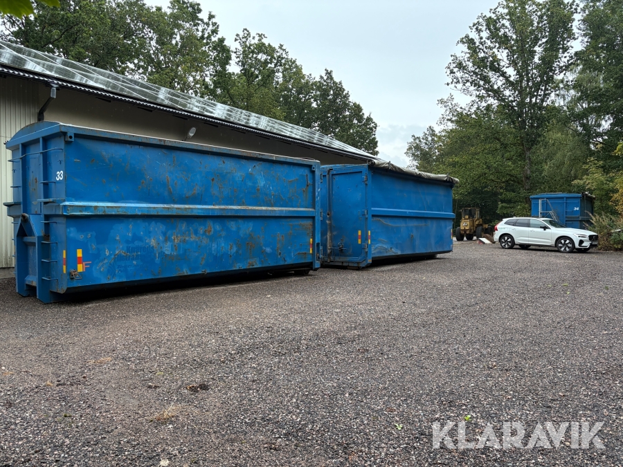 Fliscontainrar 3 st Flakab