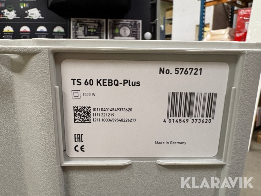 Sänksåg Festool TS 60 KEBQ-Plus