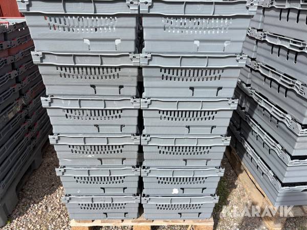 Plastbackar Schoeller Allibert 48st med handtag