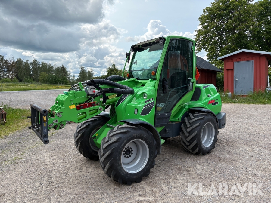 Hjullastare Avant 860i fullutrustad med redskap