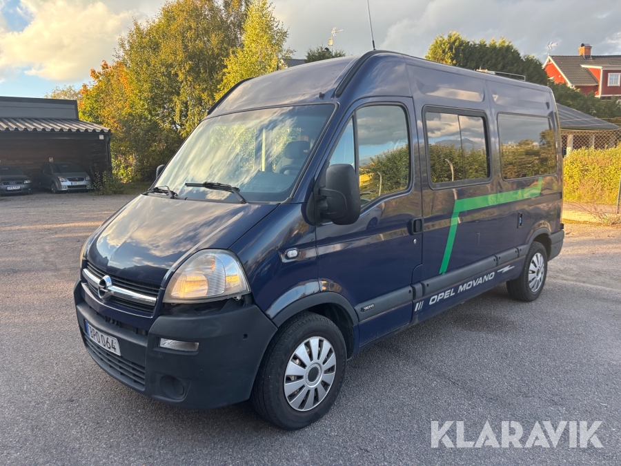 Skåpbil/husbil Opel Movano 2.5 CDTI