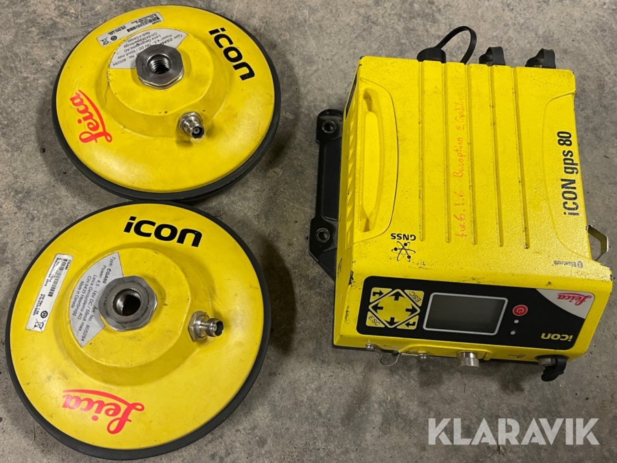 GPS-system till Väghyvel Leica iCon GPS 80