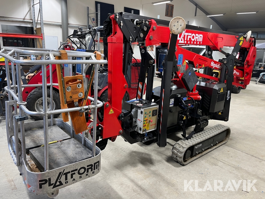 Larvburen bomlift Platform Basket Spider 18.90 Pro