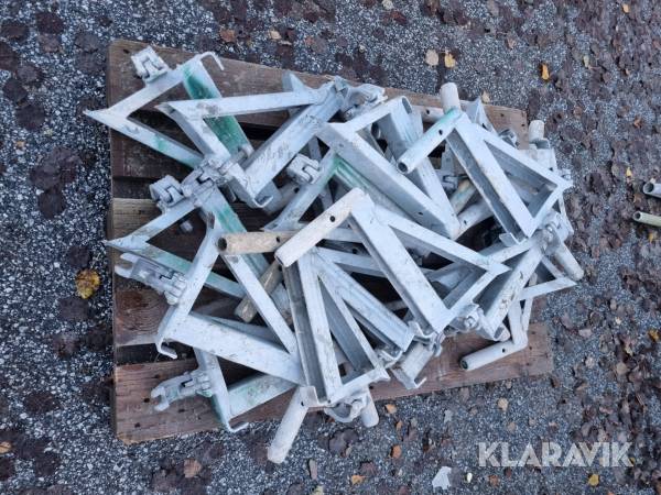 Konsol med tapp till ramsystem Layher