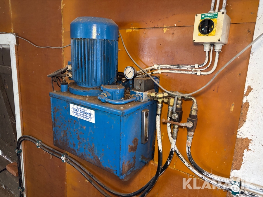 Hydraulaggregat ut utgödsling Ydre Grinden