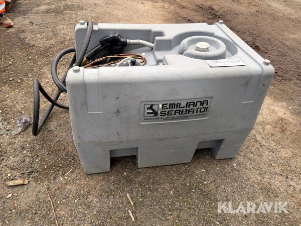 Dieseltank med pump Emiliana Serbatoi 230 L
