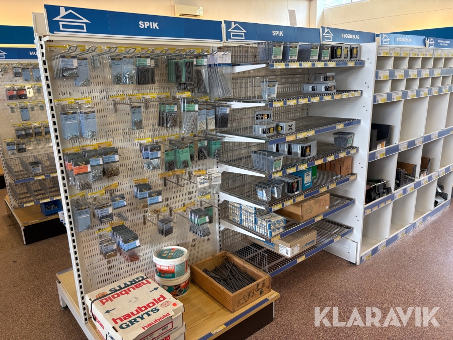 Diverse infästningsmaterial